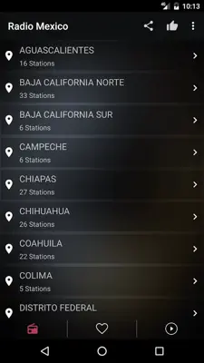 Mexican Radio Stations FM AM android App screenshot 1